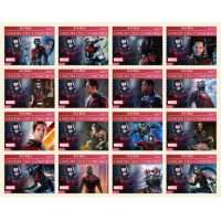 Stamps Cinema Marvel Set 16 stamps