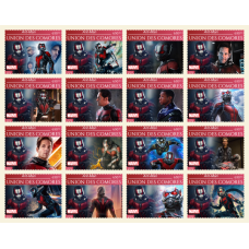 Stamps Cinema Marvel Set 16 stamps