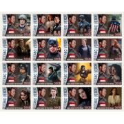 Stamps Cinema Marvel Set 16 stamps