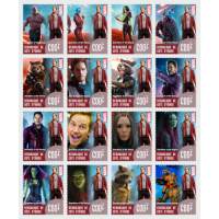 Stamps Cinema Marvel Set 16 stamps