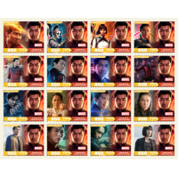 Stamps Cinema Marvel Set 16 stamps