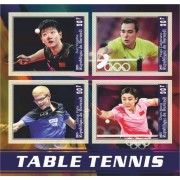 Stamps Sports  Table Tennis  Set 8 sheets