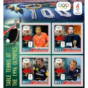 Stamps Olympic Games Table tennis Set 8 sheets