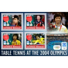 Stamps Olympic Games Table tennis Set 8 sheets