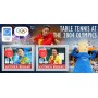 Stamps Olympic Games Table tennis Set 8 sheets