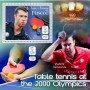 Stamps Olympic Games Table tennis Set 8 sheets