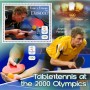 Stamps Olympic Games Table tennis Set 8 sheets