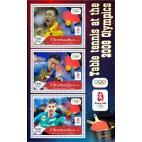 Stamps Olympic Games Table tennis Set 8 sheets