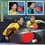 Stamps Sports  Table Tennis  Set 8 sheets