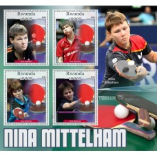 Stamps Sports  Table Tennis  Set 8 sheets