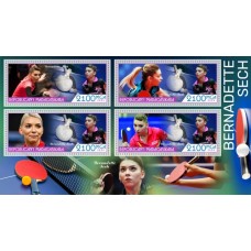 Stamps Sports  Table Tennis  Set 8 sheets