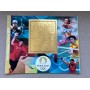 Stamps Olympic Games in Paris 2024 Foil. Gold. Set 8 sheets