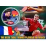 Stamps Sports  Table Tennis  Set 8 sheets