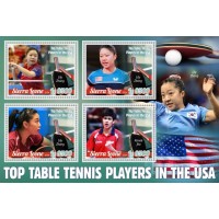 Stamps Sports  Table Tennis  Set 8 sheets