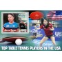 Stamps Sports  Table Tennis  Set 8 sheets