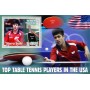 Stamps Sports  Table Tennis  Set 8 sheets