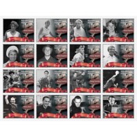 Stamps Table tennis  Set 16 stamps