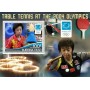 Stamps Olympic Games Table tennis Set 8 sheets