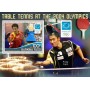 Stamps Olympic Games Table tennis Set 8 sheets