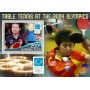 Stamps Olympic Games Table tennis Set 8 sheets