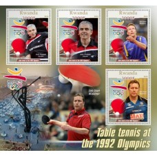 Stamps Olympic Games Table tennis Set 8 sheets