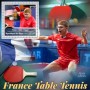 Stamps Sports  Table Tennis  Set 8 sheets