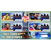 Stamps Olympic Games Table tennis Set 8 sheets