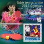 Stamps Olympic Games Table tennis Set 8 sheets