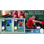 Stamps Olympic Games in Paris 2024 Table tennis Set 8 sheets