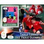 Stamps Olympic Games in Paris 2024 Table tennis Set 8 sheets