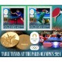 Stamps Olympic Games in Paris 2024 Table tennis Set 8 sheets