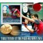 Stamps Olympic Games in Paris 2024 Table tennis Set 8 sheets