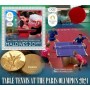 Stamps Olympic Games in Paris 2024 Table tennis Set 8 sheets