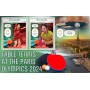 Stamps Olympic Games in Paris 2024 Table tennis Set 8 sheets