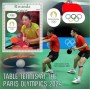 Stamps Olympic Games in Paris 2024 Table tennis Set 8 sheets