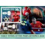 Stamps Olympic Games in Paris 2024 Table tennis Set 8 sheets