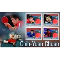 Stamps Sports  Table Tennis  Set 8 sheets