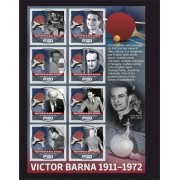 Stamps Sports Table Tennis Set 1 sheets