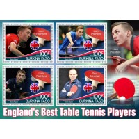 Stamps Sports  Table Tennis  Set 8 sheets