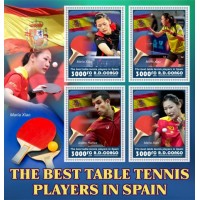 Stamps Sports  Table Tennis  Set 8 sheets