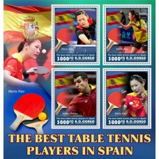 Stamps Sports  Table Tennis  Set 8 sheets