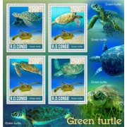 Stamps Fauna Sea Turtles Set 2 sheets