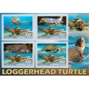 Stamps Fauna Sea Turtles Set 2 sheets