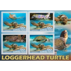 Stamps Fauna Sea Turtles Set 2 sheets