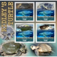 Stamps Fauna Sea Turtles Set 2 sheets