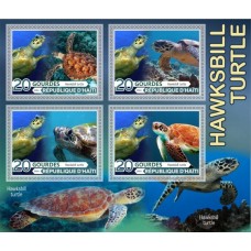 Stamps Fauna Sea Turtles Set 2 sheets