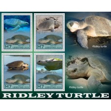 Stamps Fauna Sea Turtles Set 2 sheets