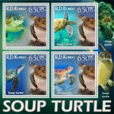 Stamps Fauna Sea Turtles Set 2 sheets