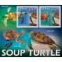 Stamps Fauna Sea Turtles Set 2 sheets