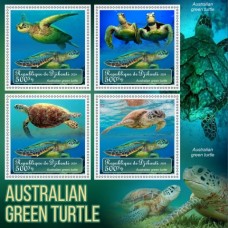 Stamps Fauna Sea Turtles Set 2 sheets